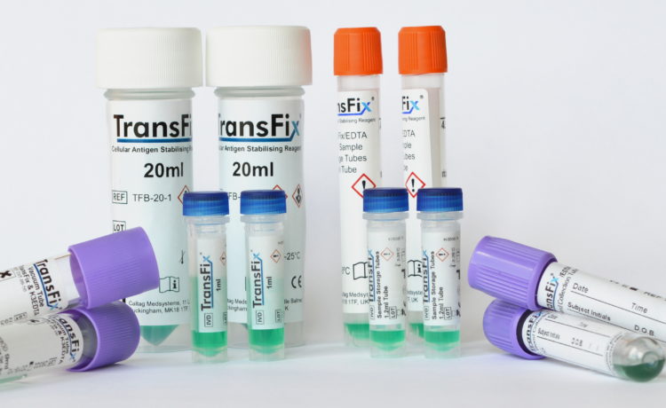 TransFix products for sample stabilisation for flow